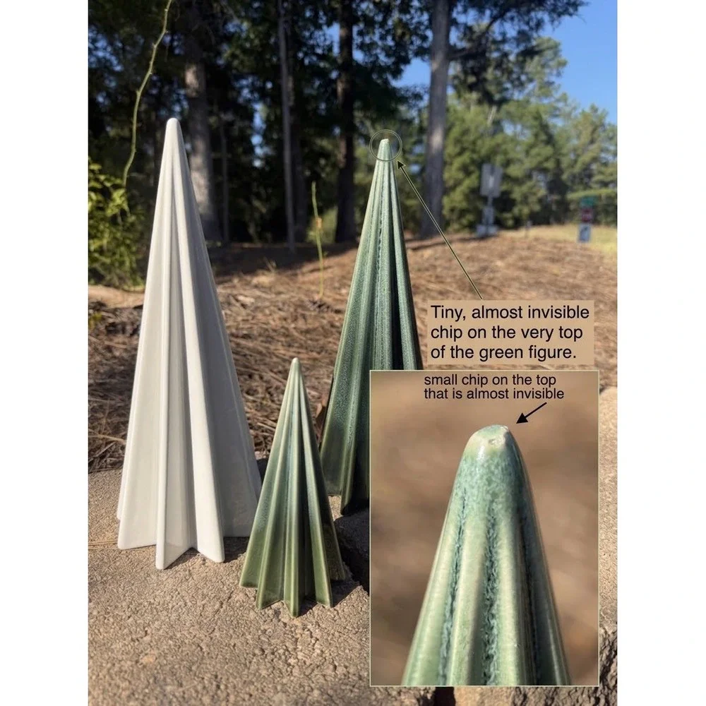 Threshold Ceramic Decorative Tree Set 3 Holiday Decor 7-11